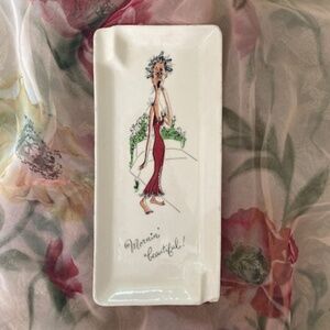 Vintage "Mornin Beautiful" ash tray/trinket dish